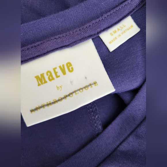 Anthropologie Maeve Renaissance Navy Blue Lace Front A-Line Dress Size S… - Picture 4 of 4